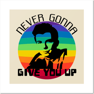 Rick roll T-shirt Posters and Art